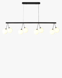 WOMO Black Chandelier Round Glass Globes-WM2318
