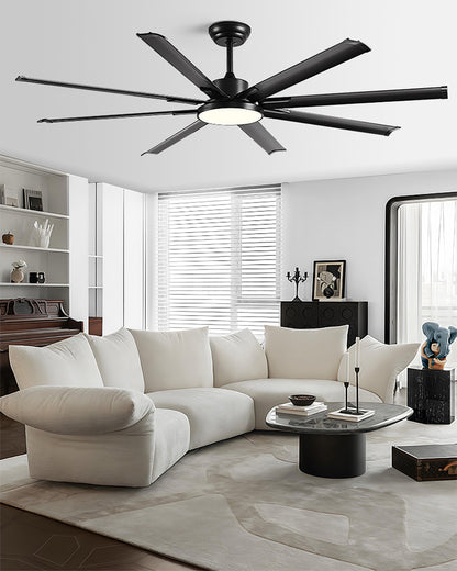 WOMO 8 Blade Big Ceiling Fan Lamp - WM5257