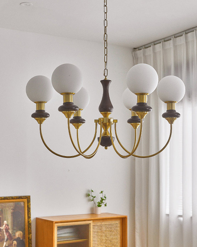 WOMO Mid Century Kronleuchter Glaskugeln-WM2378