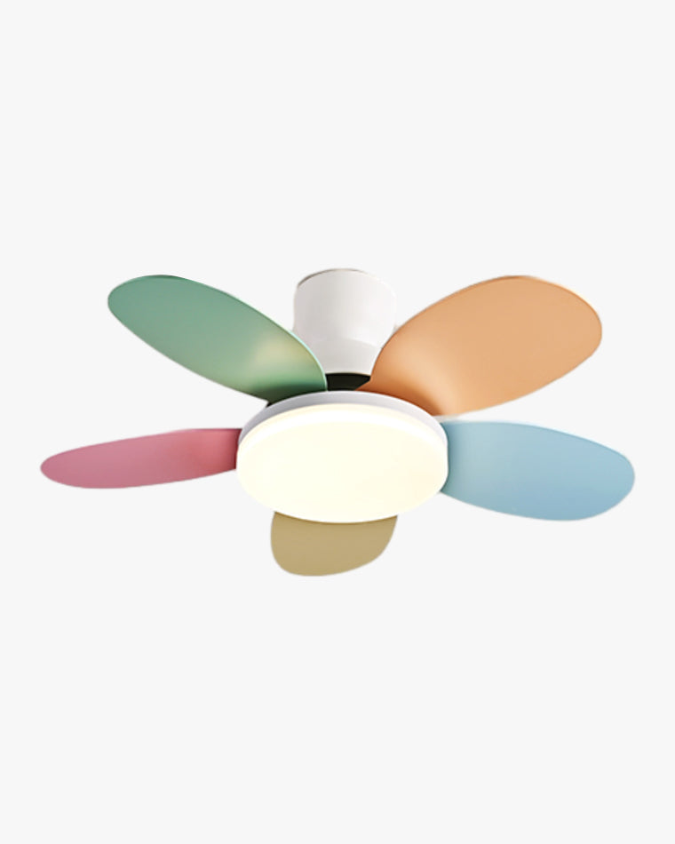 WOMO Scandi Wood Ceiling Fan Lamp-WM5004