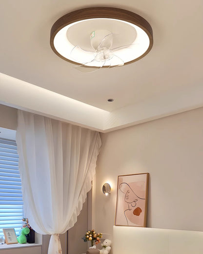 WOMO Retractable Low Profile Ceiling Fan Lamp - WM5271
