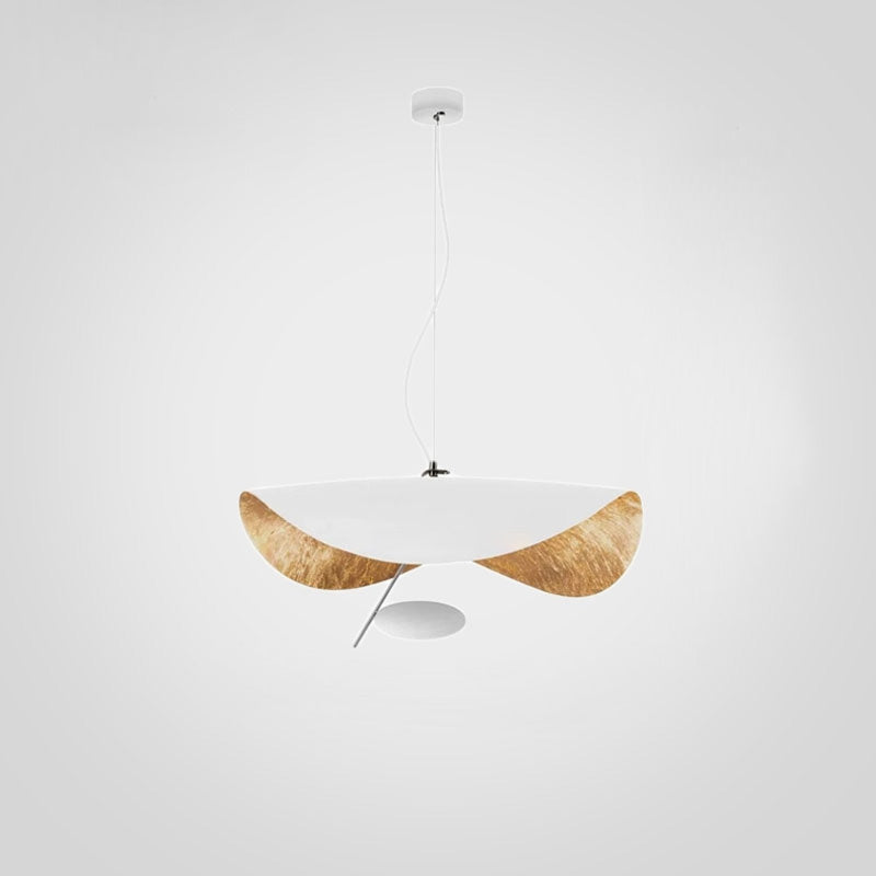 WOMO Moderne Pendelleuchte Indirekt Schwarz Gold Esstisch Metall-WM2088