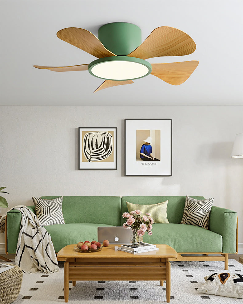 WOMO 30 Inch Low Profile Ceiling Fan Lamp-WM5205