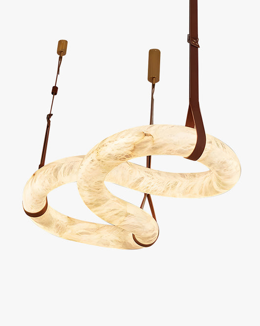 WOMO Infinity Alabaster Chandelier-WM2886
