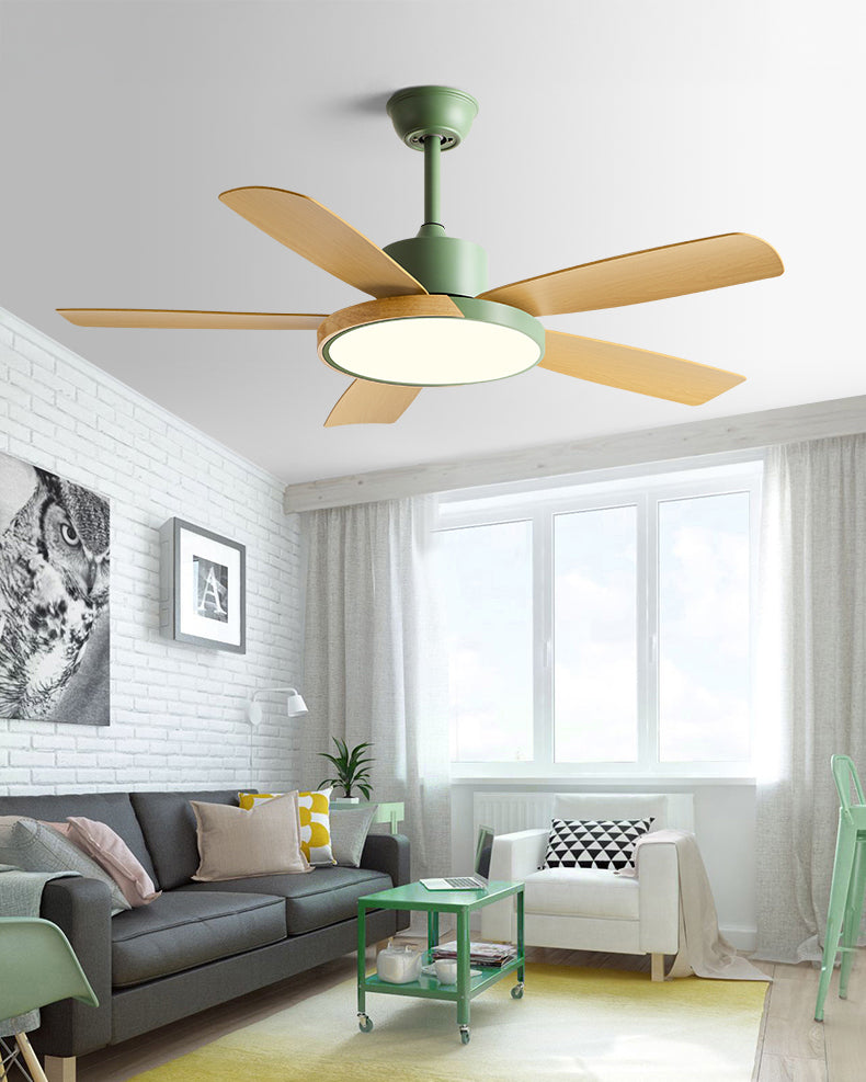 WOMO 5 Blade Modern Ceiling Fan Lamp - WM5250