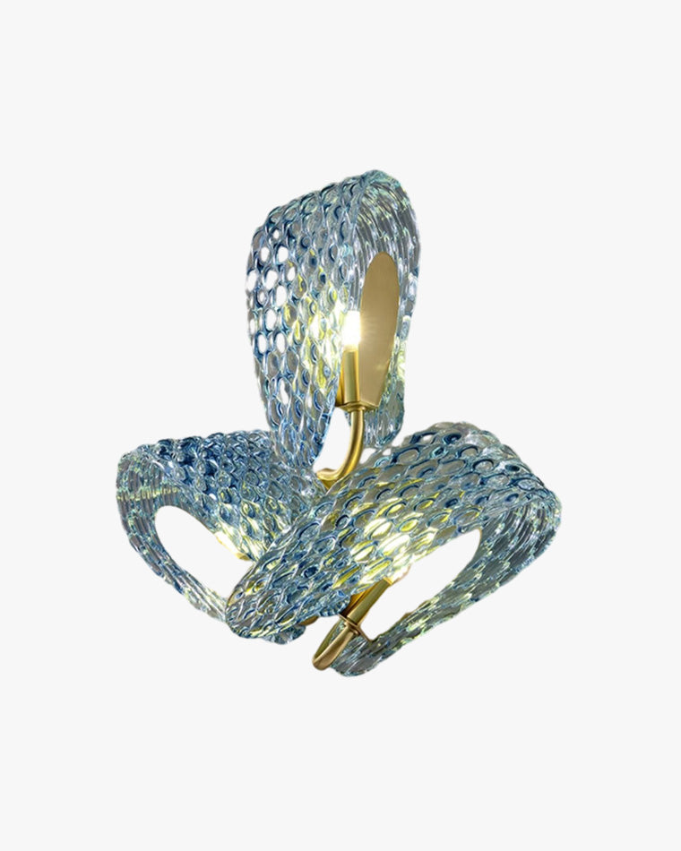 WOMO Peacock Kunstglas Wandlampe-WM6095