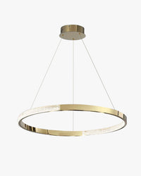 WOMO Goldener Ring LED Lustre – WM2795