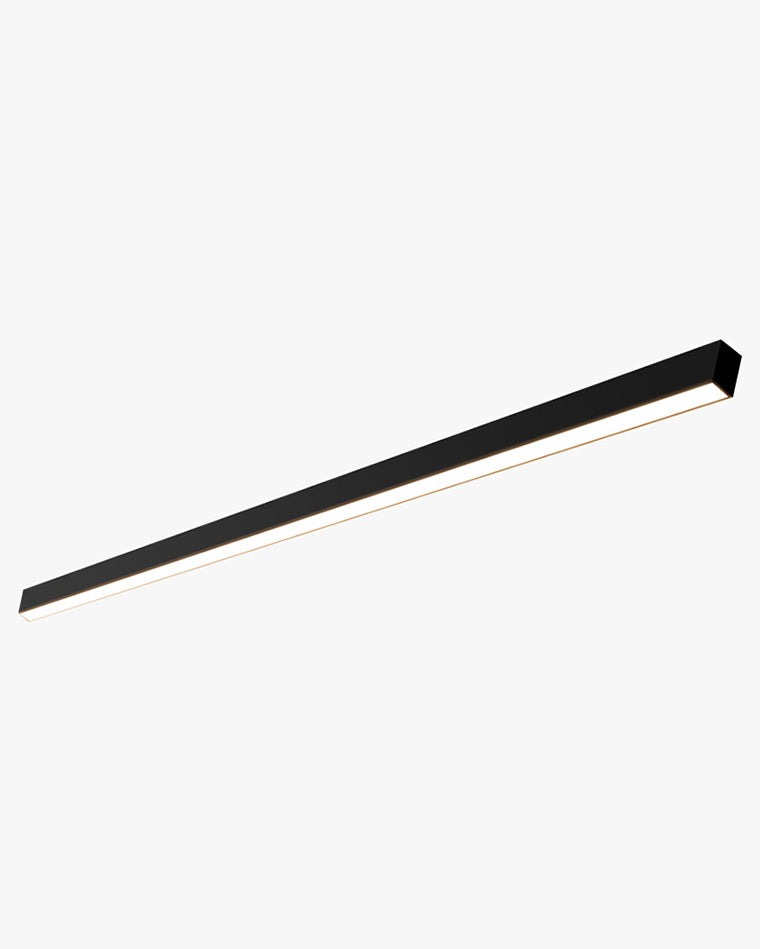 WOMO Lineare LED Deckenleuchte Flur Lang Schmal Metall-WM1003