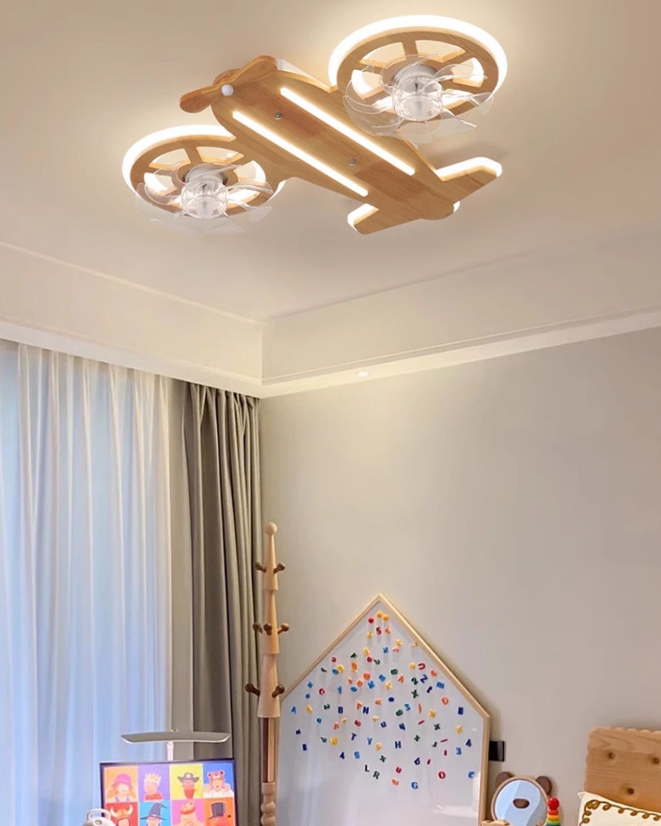 WOMO Propeller Low Profile Ceiling Fan Lamp - WM5275