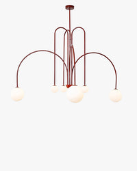 WOMO Lustre Mid-Century avec boules de verre pour salon-WM2522