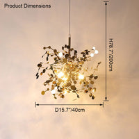 WOMO Cluster Pendelleuchte Silber Gold Esstisch Modern-WM2042