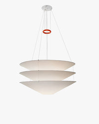 WOMO Layered Cone Rice Paper Pendant Lamp - WM2775