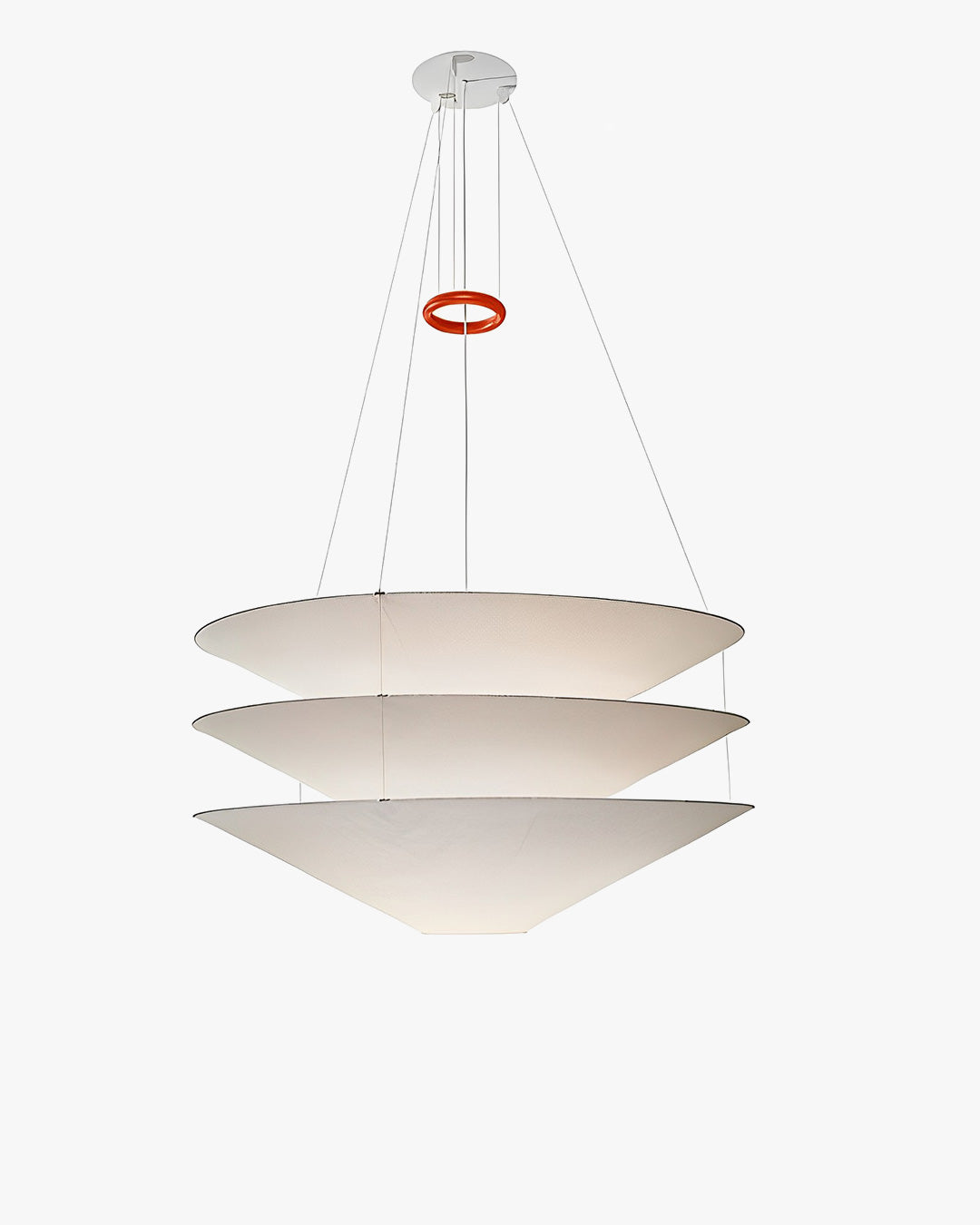 WOMO Layered Cone Rice Paper Pendant Lamp - WM2775