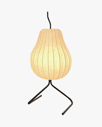WOMO Lampe à poser en soie forme poire -WM7126