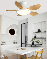 WOMO Moderne Flachbau-Deckenventilatorleuchte – WM5239