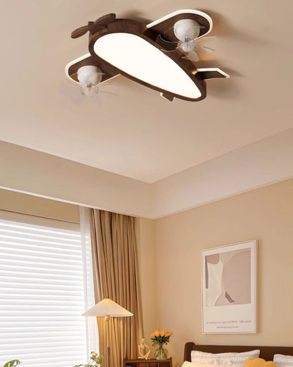 WOMO Propeller Low Profile Ceiling Fan Lamp - WM5274