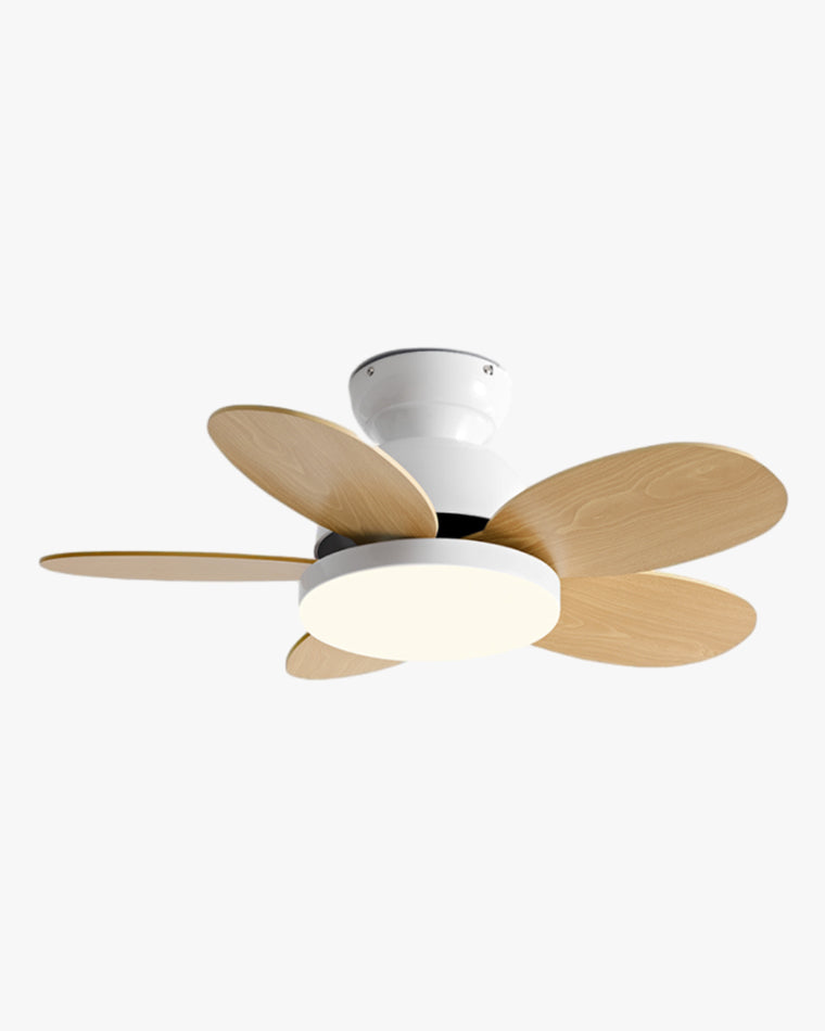 WOMO Scandi Wood Ceiling Fan Lamp-WM5004