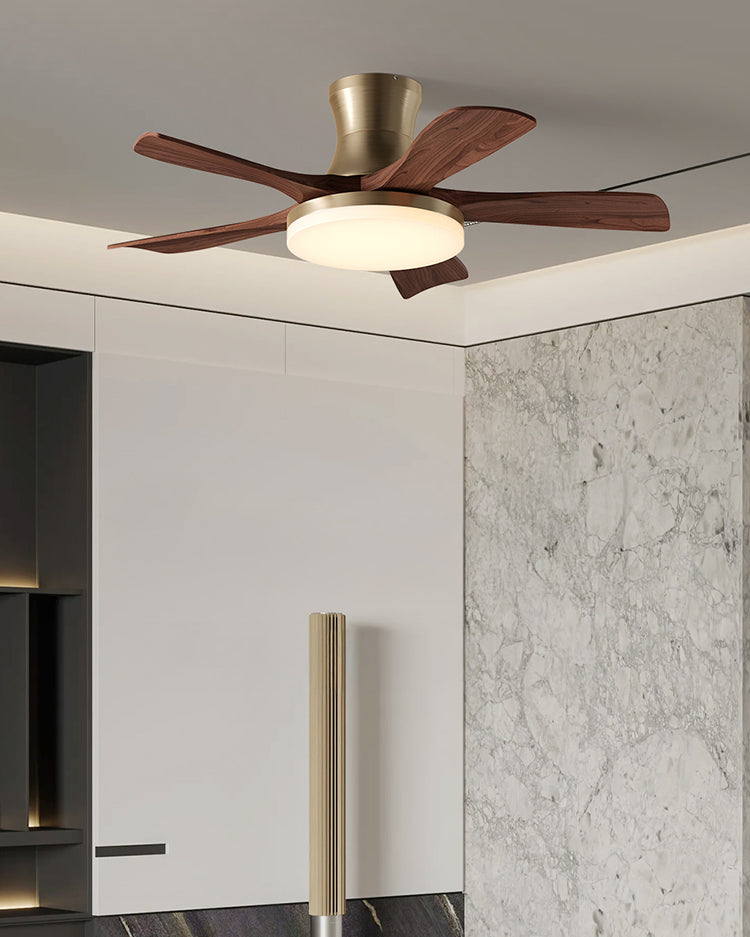 WOMO Mid Century Modern Ceiling Fan Lamp - WM5280