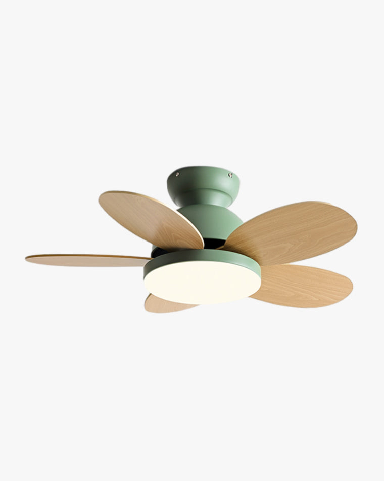 WOMO Scandi Wood Ceiling Fan Lamp-WM5004