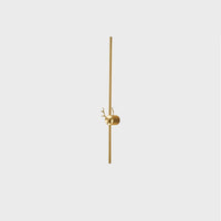 WOMO Lange Wandleuchte mit Geweih -WM6019