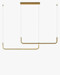 WOMO Suspension longue en métal pour table à manger, style minimaliste - WM2001