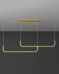 WOMO Suspension longue en métal pour table à manger, style minimaliste - WM2001