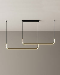 WOMO Suspension longue en métal pour table à manger, style minimaliste - WM2001
