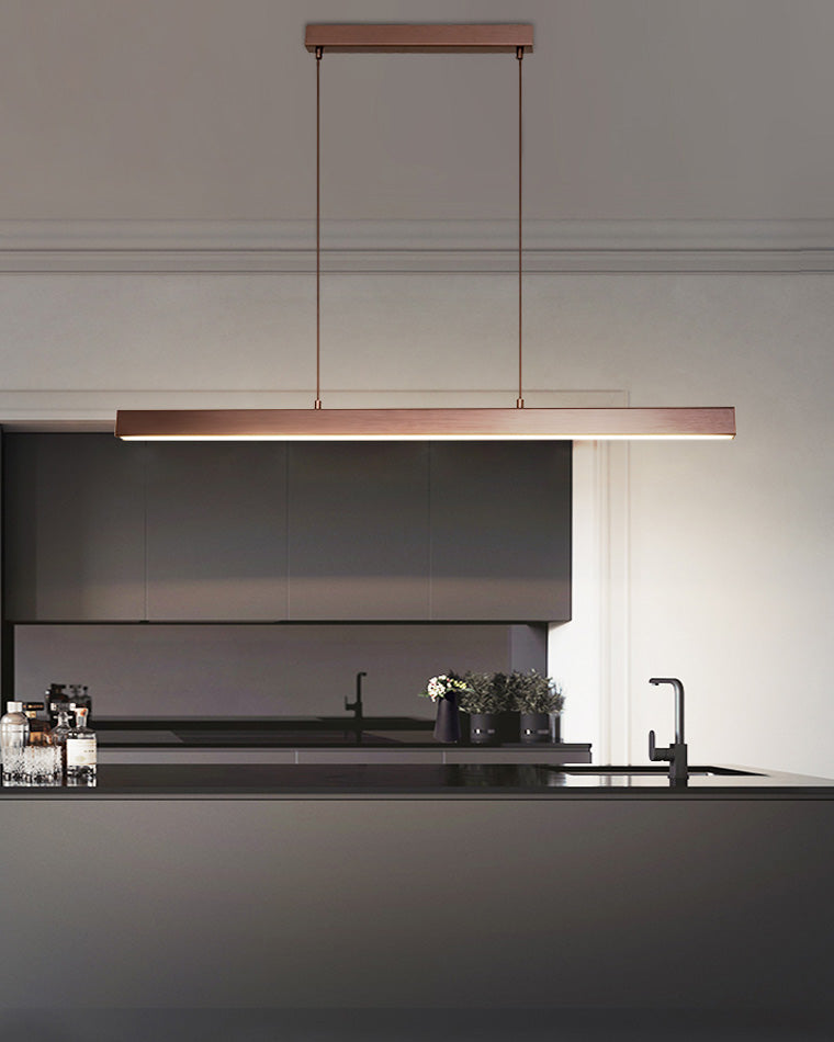 WOMO Minimalist Linear Kitchen Pendant Light-WM2002