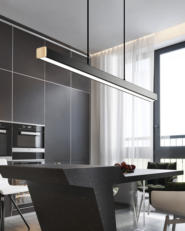 WOMO Minimalist Linear Kitchen Pendant Light-WM2002