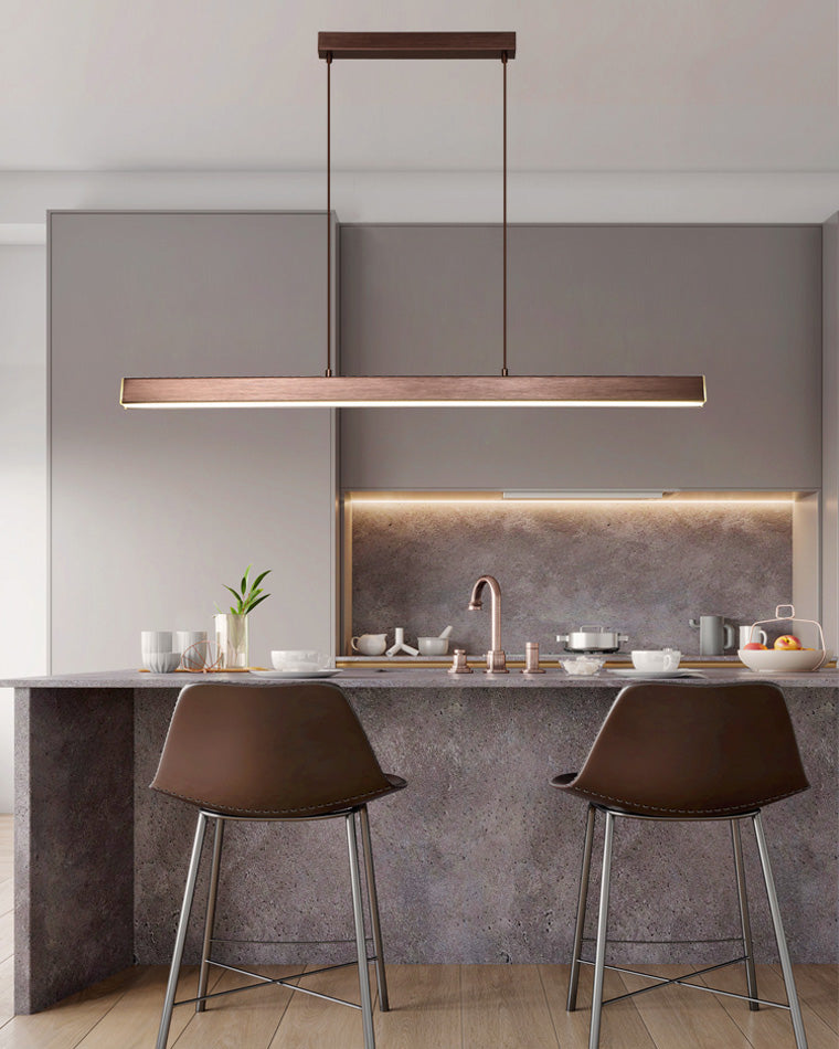 WOMO Minimalist Linear Kitchen Pendant Light-WM2002