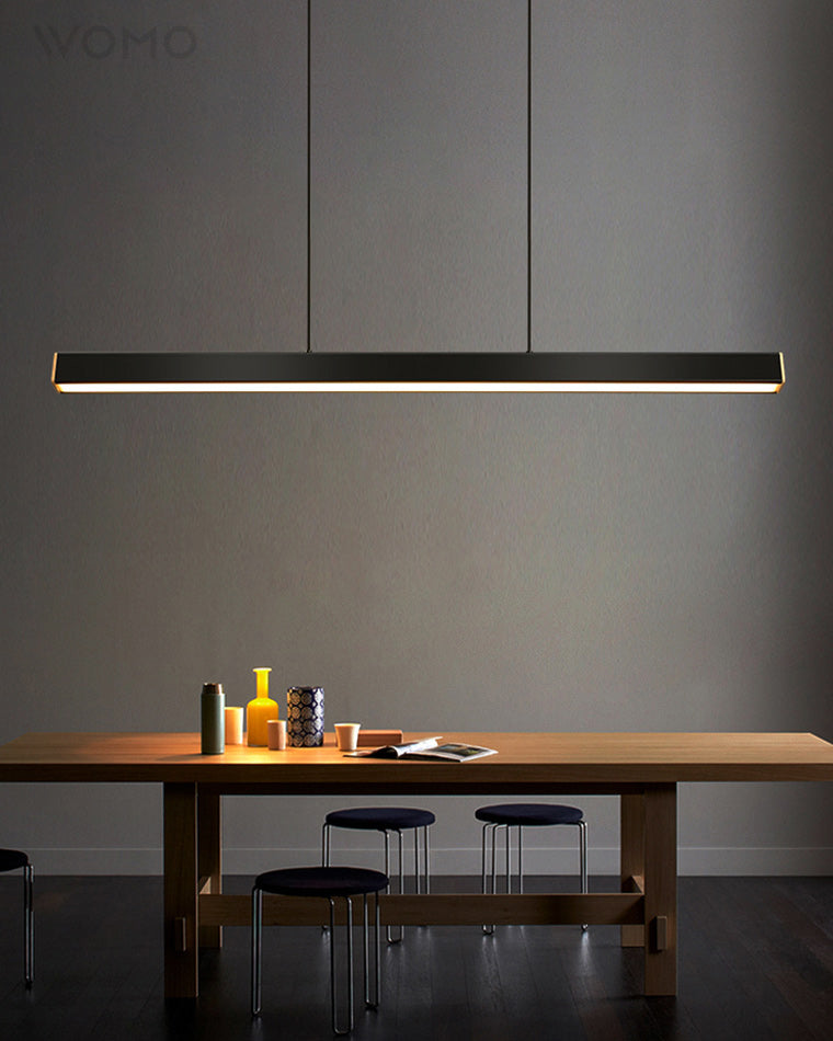 WOMO Minimalist Linear Kitchen Pendant Light-WM2002