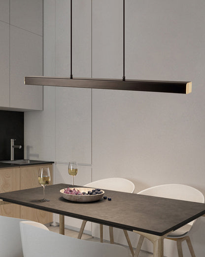 WOMO Minimalist Linear Kitchen Pendant Light-WM2002