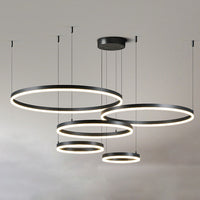 WOMO Living Room Pendant Lamp Chandelier Ring with Remote Control-WM2003