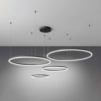 WOMO Living Room Pendant Lamp Chandelier Ring with Remote Control-WM2003