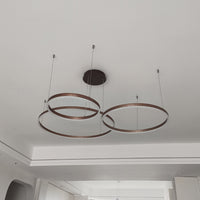 WOMO Living Room Pendant Lamp Chandelier Ring with Remote Control-WM2003