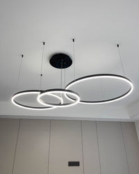 WOMO Living Room Pendant Lamp Chandelier Ring with Remote Control-WM2003