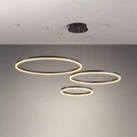 WOMO Living Room Pendant Lamp Chandelier Ring with Remote Control-WM2003