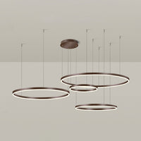 WOMO Living Room Pendant Lamp Chandelier Ring with Remote Control-WM2003