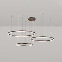 WOMO Living Room Pendant Lamp Chandelier Ring with Remote Control-WM2003