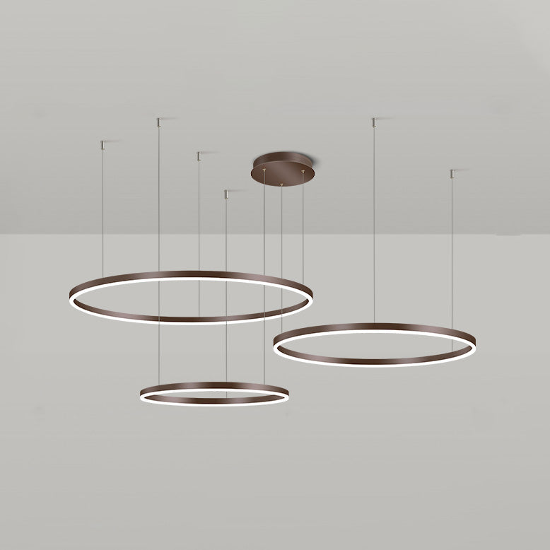 WOMO Wohnzimmer Pendelleuchte Kronleuchter Ring mit Fernbedienung-WM2003