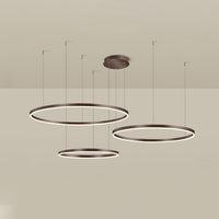 WOMO Living Room Pendant Lamp Chandelier Ring with Remote Control-WM2003