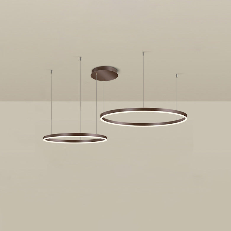 WOMO Wohnzimmer Pendelleuchte Kronleuchter Ring mit Fernbedienung-WM2003