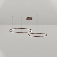 WOMO Living Room Pendant Lamp Chandelier Ring with Remote Control-WM2003