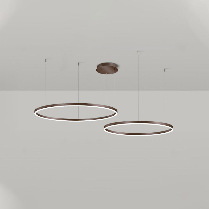 WOMO Wohnzimmer Pendelleuchte Kronleuchter Ring mit Fernbedienung-WM2003
