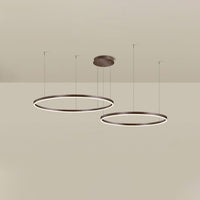 WOMO Living Room Pendant Lamp Chandelier Ring with Remote Control-WM2003
