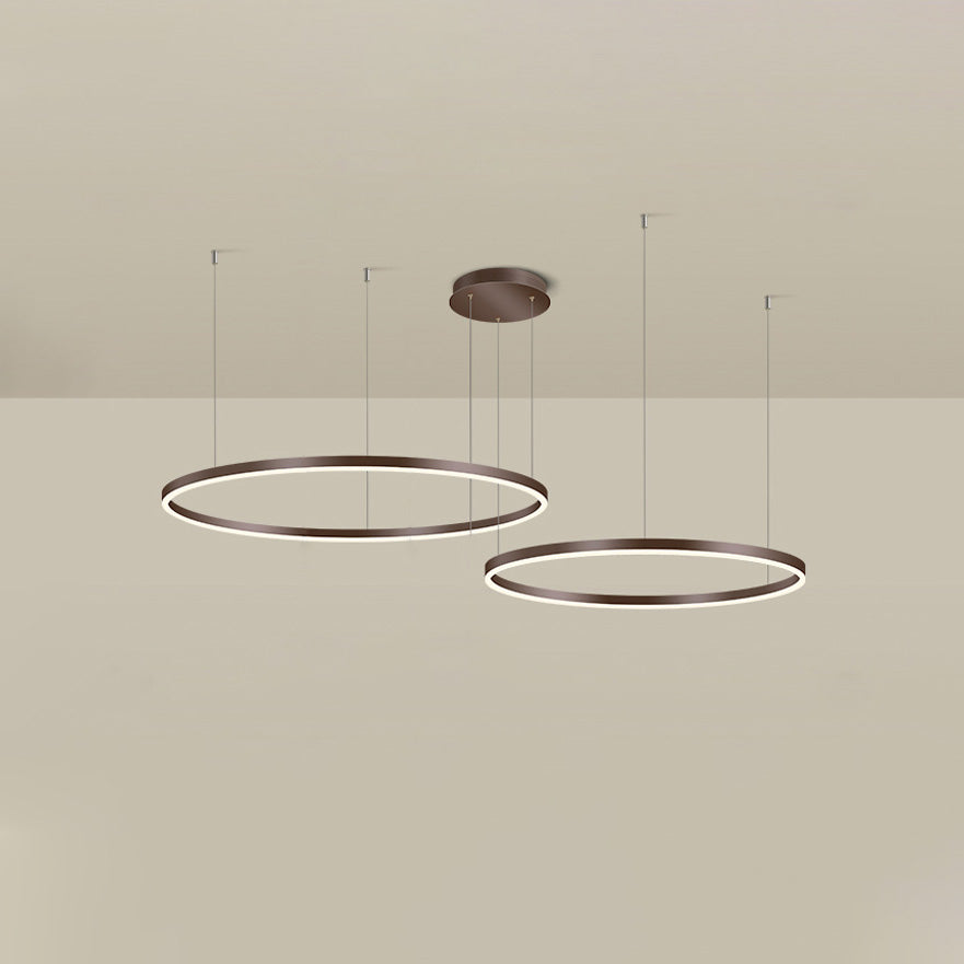 WOMO Wohnzimmer Pendelleuchte Kronleuchter Ring mit Fernbedienung-WM2003