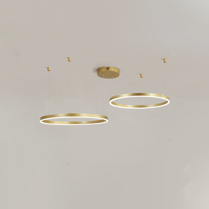 WOMO Wohnzimmer Pendelleuchte Kronleuchter Ring mit Fernbedienung-WM2003