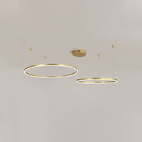 WOMO Living Room Pendant Lamp Chandelier Ring with Remote Control-WM2003