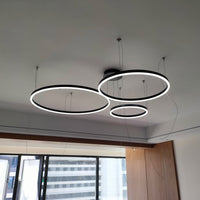 WOMO Living Room Pendant Lamp Chandelier Ring with Remote Control-WM2003