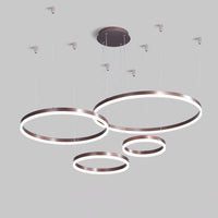 WOMO Living Room Pendant Lamp Chandelier Ring with Remote Control-WM2003